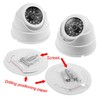 JZK 2 Dummy Fake Surveillance Security CCTV Dome Camera With