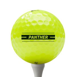 Trust Golf Ball Panther | Engineered to Break 100 | Big MAX Core for Maximum Distance & Precision Flight | Ultra-Soft Feel with Urethane Cover for Stopping Power (12 Balls, Yellow)