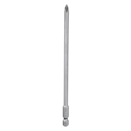 HARFINGTON #1 Phillips Screwdriver Bit PH1 1/4" Hex Shank 6" (150mm) Long Magnetic S2 Steel Industrial Grade Screw Driver Bit Cross Head Electric Drill Bits 0.197" (5mm) Rod