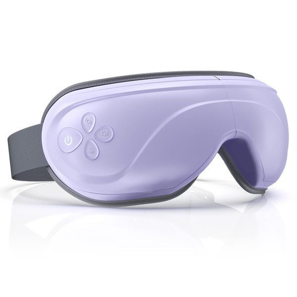 RENPHO Eye Massager with Heat, Compression Bluetooth Music Eyeris 2 Eye Care for Migraines, Rechargeable Eye Mask for Relax Eye Strain Dark Circles Eye Bags Dry Eye Improve Sleep, Ideal Gift for Wife