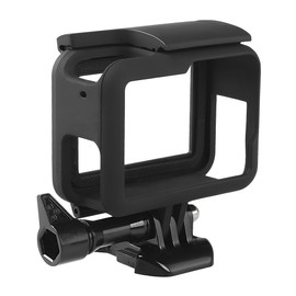 Housing Frame Compatible with GoPro Hero 7/6/5/(2018) Black Action Cameras Accessories Protective Case with Base and Screw Black