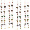 Zap impex Home Decor 10 Hand Painted Rajasthani Elephants with