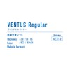 VICTAS Table Tennis Rubber Ventas Regular VENTUS Regular Black (0020)