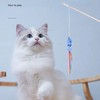 Cat Toy Wand Interactive – Fashion Cat Wand Toy Natural