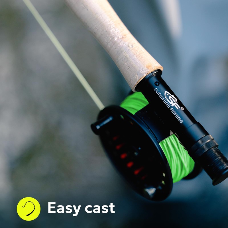 SF Weight Forward Fly Fishing Line Floating Welded Loop #Lemon