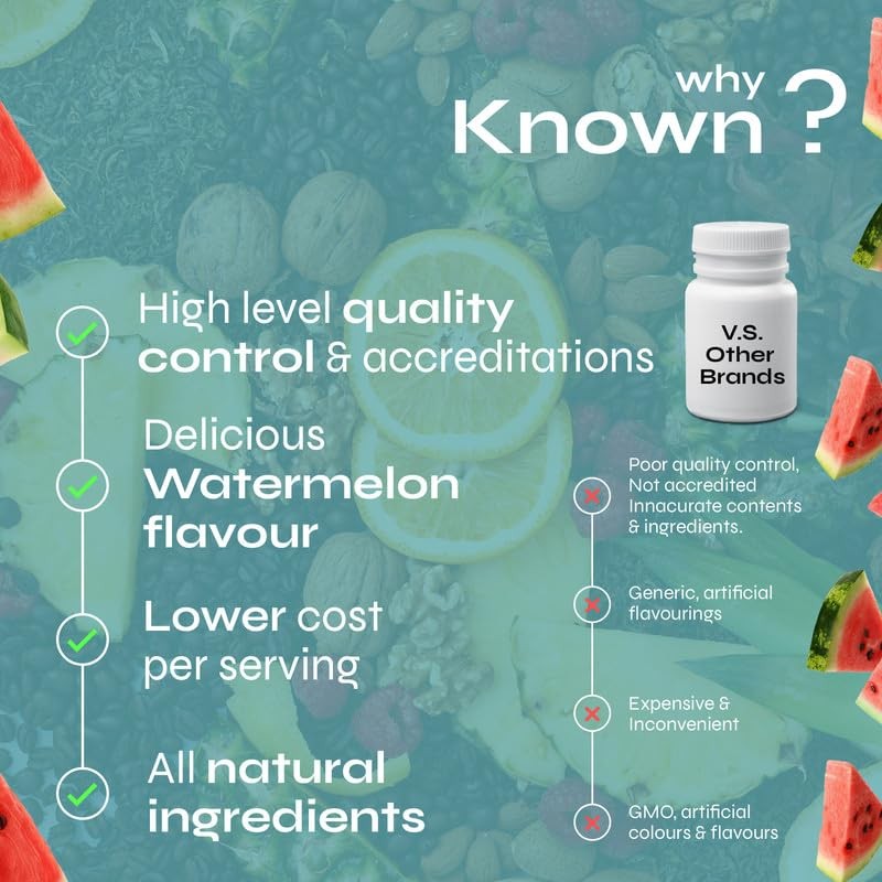 Known Vegan Creatine Gummies – 4500mg Creatine Monohydrate – Watermelon