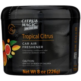Citrus Magic On The Go Odor Absorbing Solid Air Freshener, Tropical Citrus, 8-Ounce