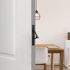 Malimali 2 Pack Matte Black Modern Edge Pull Pocket Door