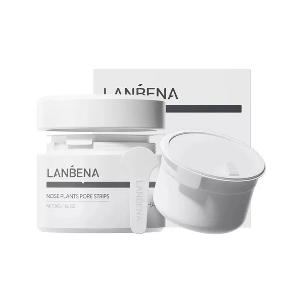 Lanbena Removedor De Puntos Negros 30g +60 Tiras Momento De