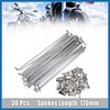 A ABSOPRO 36pcs 3.5mm Thread Diameter 170mm Length Motorcycle Wheel