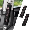 JDDRY 2PCS Car Seat Belt Cover,Seat Belt Pad with Embroidery,
