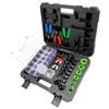 ZKTOOL 31PC Quick Disconnect Tool Set, with 225PCS A complete