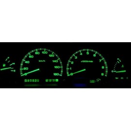 LED Green LED Cluster Bulb kit for Nissan 240sx s13 coupe hatch 1989-1994