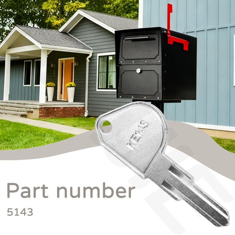 6 Pack 5143 Key Blank Compatible with High Security Mailbox