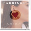Xmsrn Vintage Shell Pearl Drop Earrings Boho Scallop Pearl Dangle