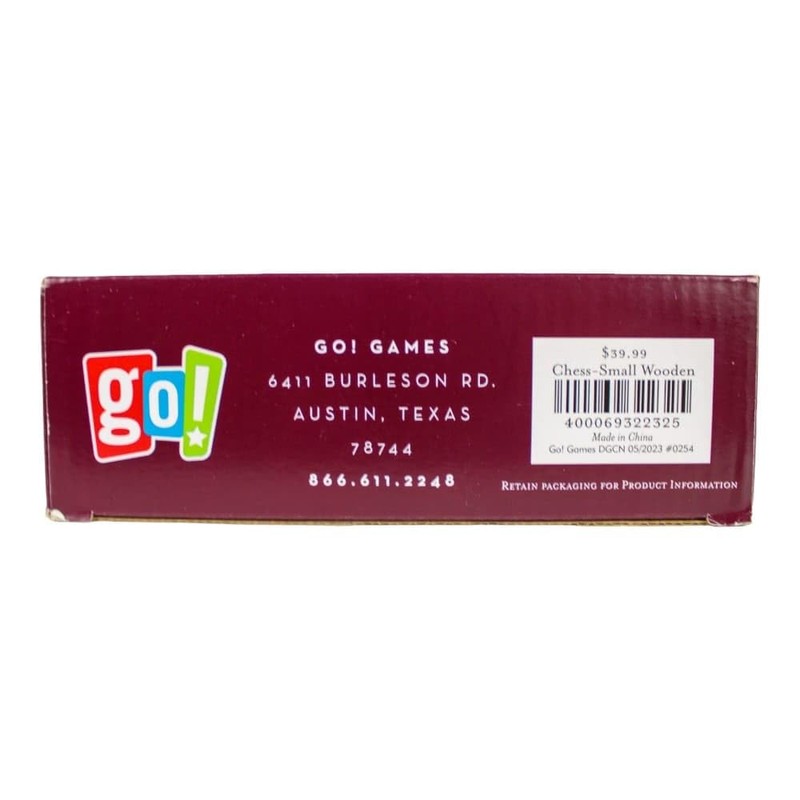 Go! Games, Small Wooden Chess Set