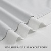 Pinch Pleated Blackout Curtain Panels with Full Blackout Liner Linen