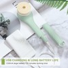 LINGSFIRE Electric Body Bath Brush, Rechargeable Back Scrubber for Shower,