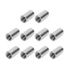10Pcs Round Coupling Nut Stainless Steel Female Thread M10 Connector
