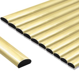 STICKGOO 10-Pack Peel and Stick Trim for Backsplash Tile Edge, 12" Tile Edge Trim Self-Adhesive Liner for Corner Decor in Gold