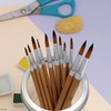 Incraftables Watercolor Paint Brushes Set (12 pcs). Round Art Paint