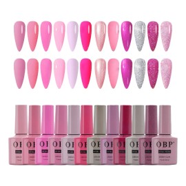 Obp Gama De 12 Colores Gel Esmalte Semi Permanente