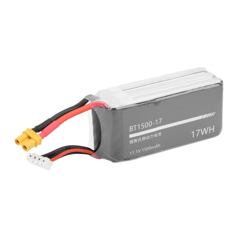 RC 1500mAh Lipo Battery 11.1V Provide Strong Power XT30 Output
