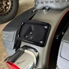 HCmotorku Curved Laydown License Plate Mount Frame Compatible with Harley