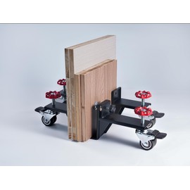 Two heavy-duty door installation tools. A professional series door installation hardware tool kit. A transport cart for pre-hung doors, fireproof doors and drywall with a thickness range of 0 to 3.2″.