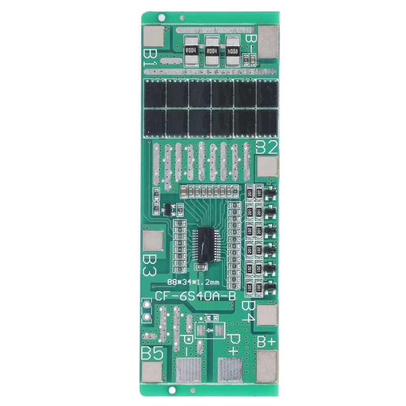 6S 40A Lithium Battery Protection Board BMS Battery Cell Protection