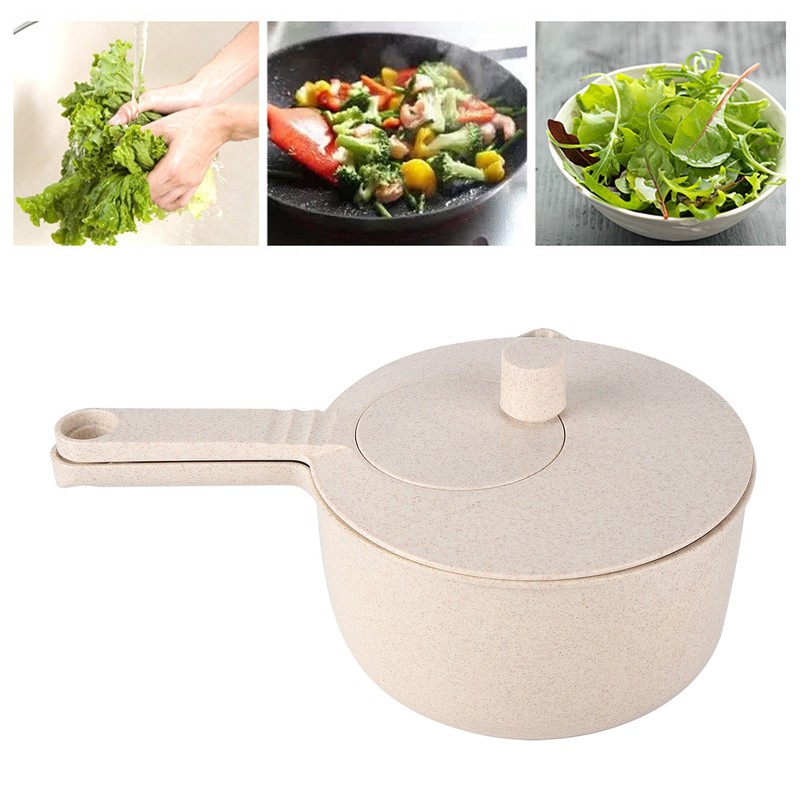 Salad Spinner Fruit Vegetable Dryer Strainer Sifter Manual Vegetables Rice