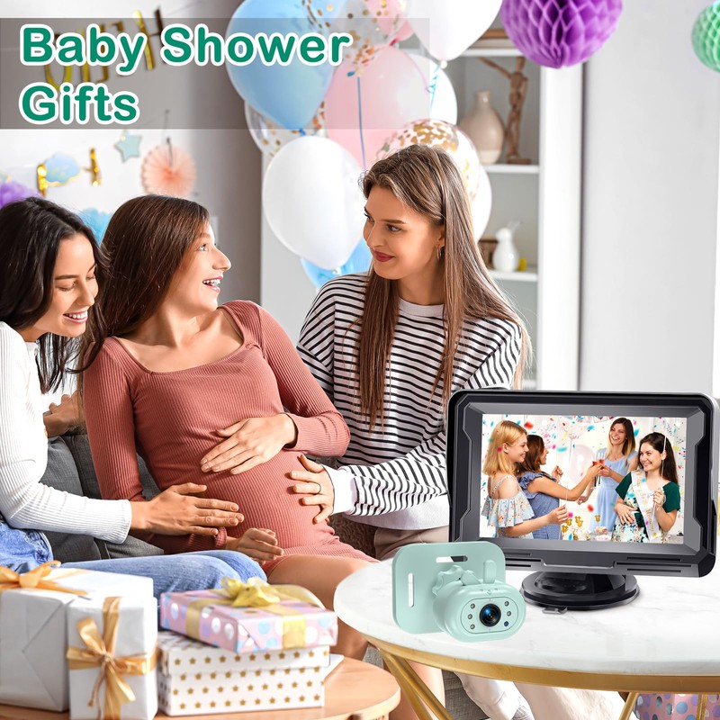AMTIFO Baby Car Camera with 4.3’’ Wired Display:1080P HD Rear-Facing