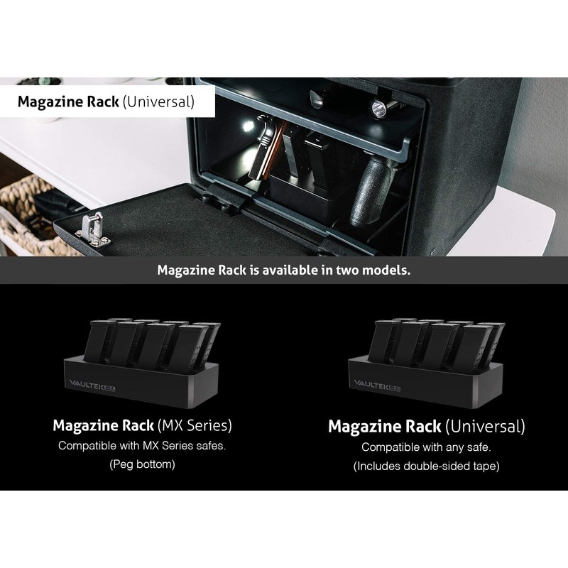 Vaultek Modular Magazine Rack (8) Slot High Density Foam Ammunition