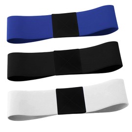Lotnery 3-Pack Golf Swing Training Bands - Arm Connection Straps for Swing Correction & Posture Aid (Black/Blue/White) - Golf Training Aids for Men & Women