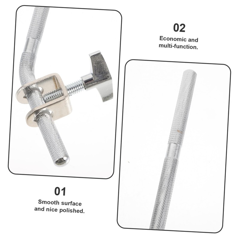 CORHAD Cowbell Extension Stand for Drum Kit Drum Pole Mounting