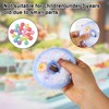 Donut Squishy, Soft Donut Toy with Multicolored Cotton Balls Squeeze