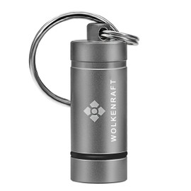 WOLKENKRAFT LIVE Dosierkapsel-Container für 2 Kapseln | Transportbehälter für Dosierkapseln | Hochwertiges Original-Zubehör für den WOLKENKRAFT LIVE Vaporizer *Gun Metal*