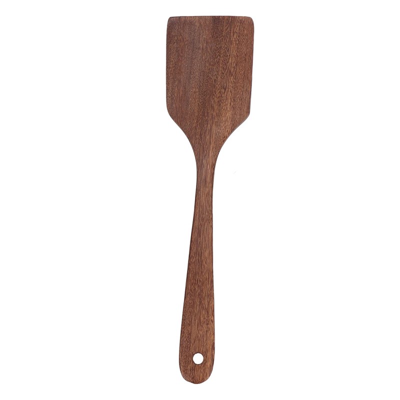 Cooking Spatula, Wooden Spoon Exquisite Workmanship Easy to Maintain with