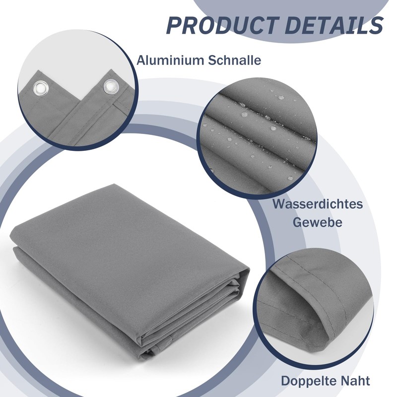 HENG FENG Polyester Balcony Privacy Screen, Cover, Panelling, Wind and