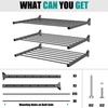 EVERHANGER Wall Mount Garage Storage Shelves, 33in x 24in Heavy