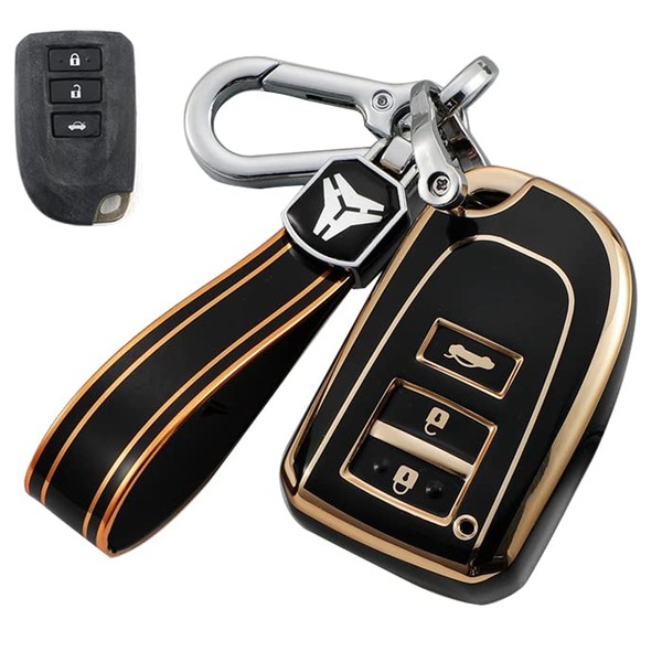 Key Case for Toyota, Smart Key Case, Key Cover, TPU