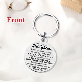 ABNTY 16th Birthday Gifts for Daughter, Sweet 16 Birthday Gifts for Girls, Daughter 16 Year Old Birthday, Girl 16th Birthday Keychain