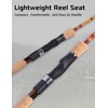 LITTMA Breeze Ultralight Fishing Rod, Fast Action 2-Piece Carbon Design,