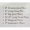 Pittsburgh Pliers Set 6 Piece Wrench Set Non-Slip Grip Handles