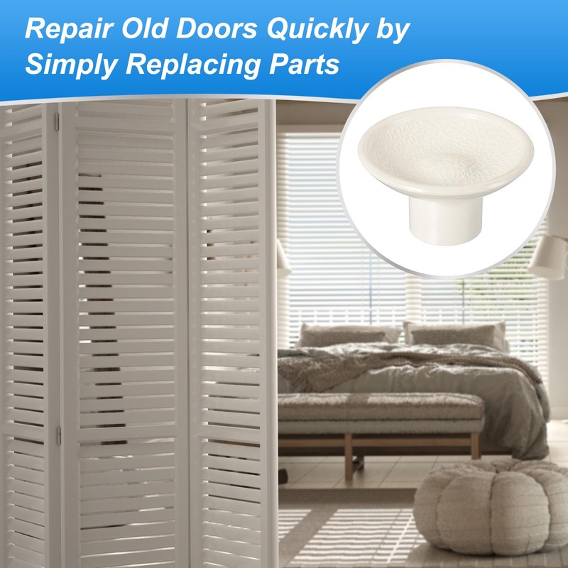 PATIKIL Bifold Door Hardware, 3Pcs 3.8 Inch Bi-Fold Door Pull