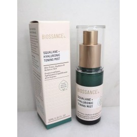 BIOSSANCE SQUALANE + HYALURONIC TONING MIST 1.01 OZ BOXED LOT OF 2