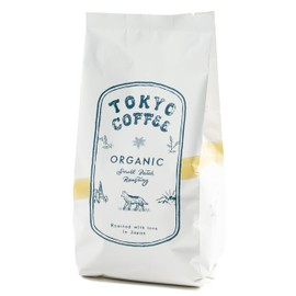 TOKYO COFFEE Tokyo Coffee Organic Blend Home-Roasted Coffee Beans (Medium Fine Grinding, 14.1 oz (400 g)