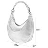 SH Leder Mina G668 Women's Crescent Shaped Bag Stylish Banana