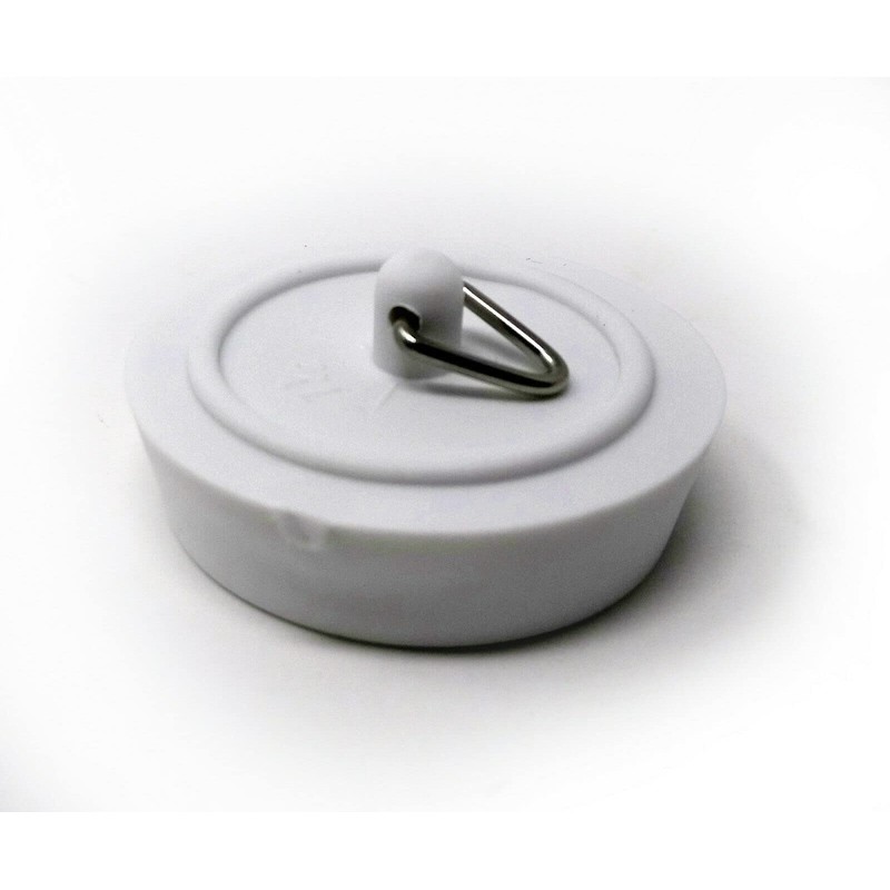 fiXte Replacement Sink Plug Shower Bath White 45mm (1 3/4")