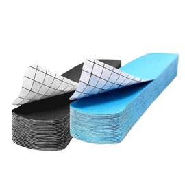 axion Precut Kinesiology Tape Set of 50 Black Blue Waterproof Skin-Friendly Elastic Self-Adhesive Bandage Physio Tape Ideal for Sports and Everyday Use